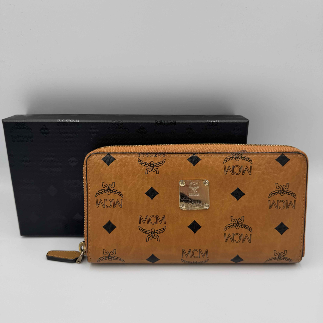 T1642 未使用☆ MCM 長財布 レザー ブラウン MCMの財布・小物検索結果|