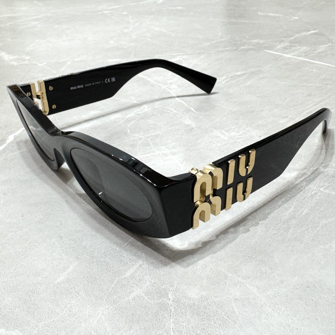MIU MIU - 【MIU MIU】Glimpse Sunglasses BLACKの通販 by R.Phoenix