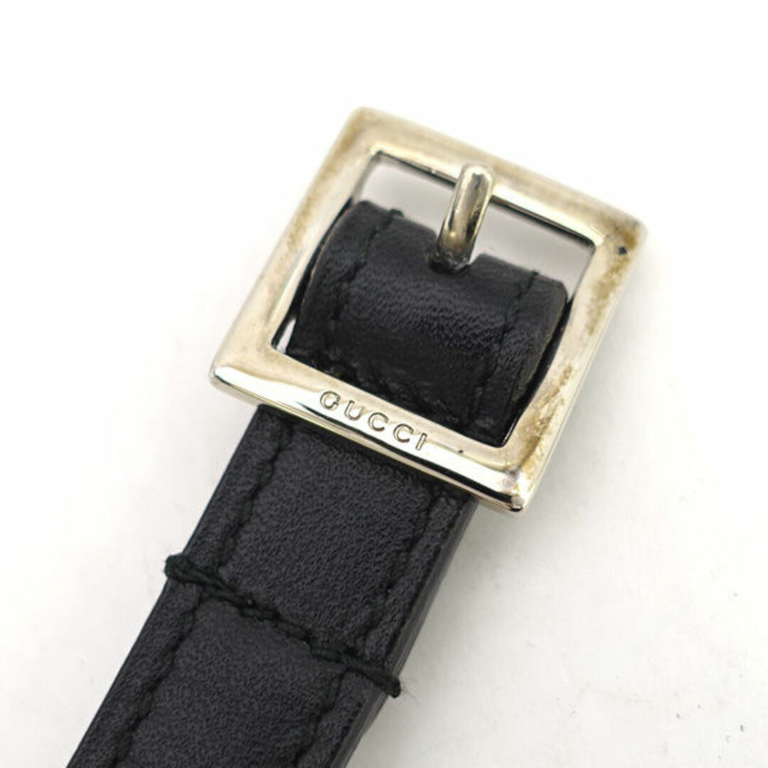 GUCCI - GUCCI / グッチ □犬用 首輪&リード レザー ブラック シルバー