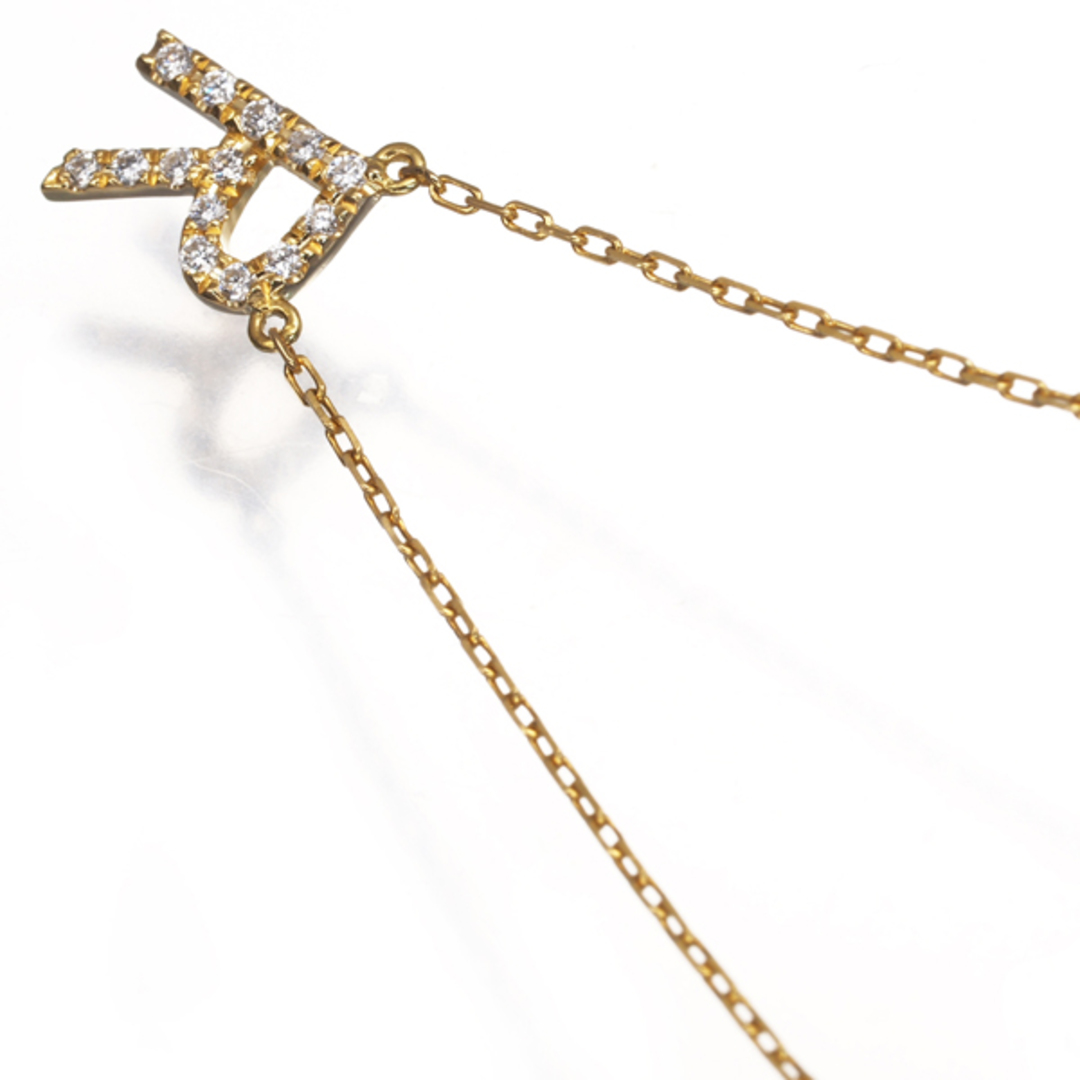 AHKAH - アーカー ネックレス ダイヤ ダイヤモンド 0.06ct イニシャル