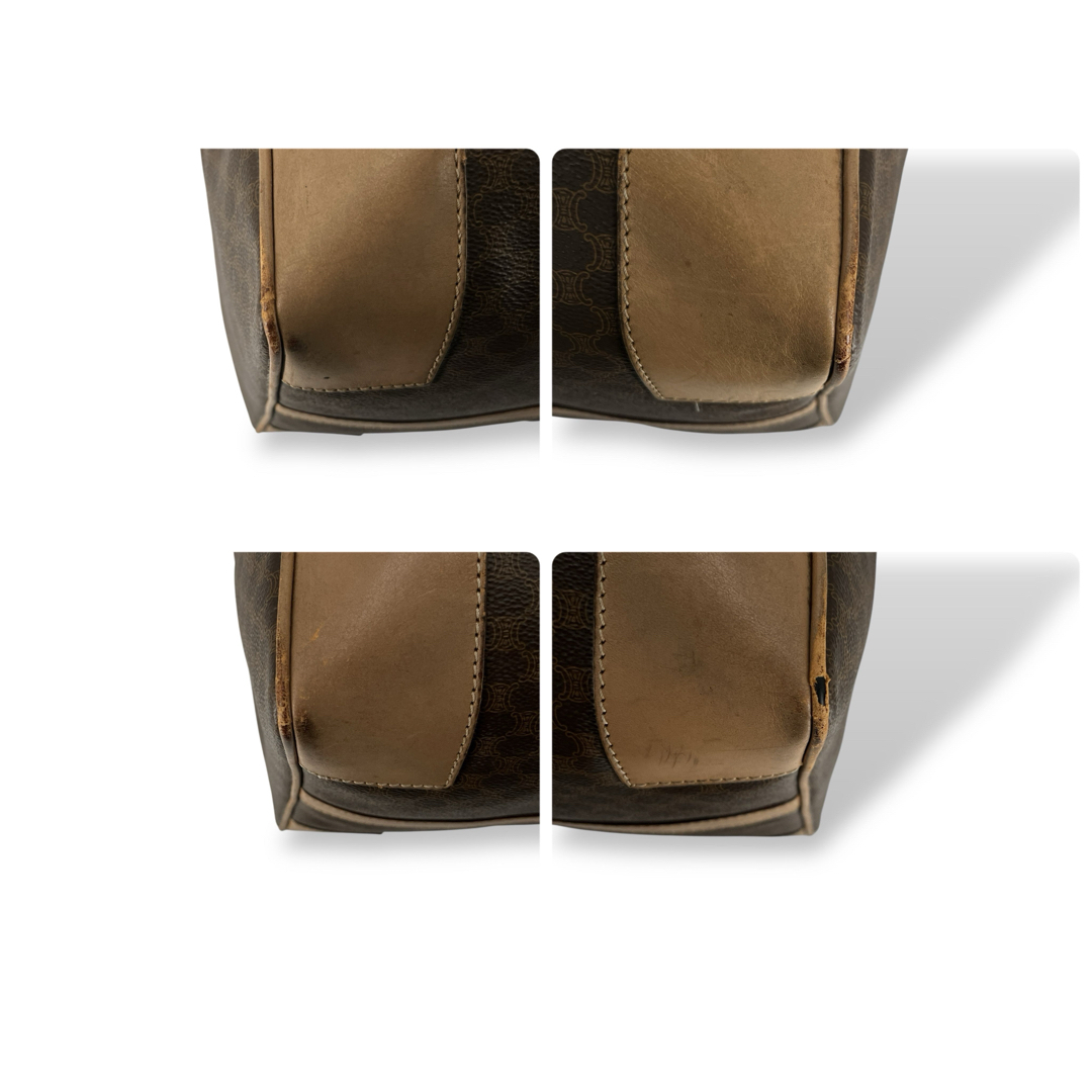 CELINE - 当時物 オールド セリーヌ ボストンバッグ マカダム柄