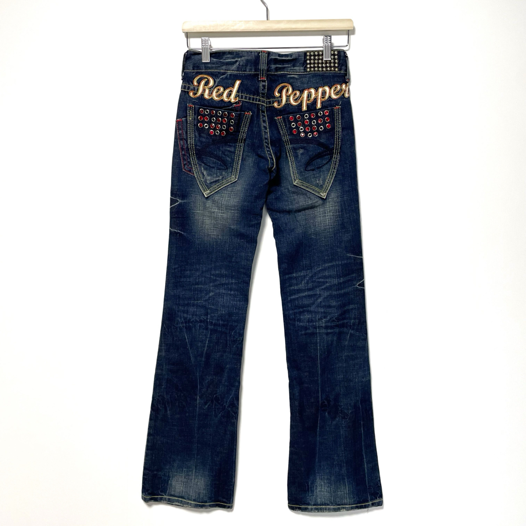 Y2K RED PEPPER レッドペッパー ローライズフレアデニム 28 RED PEPPER