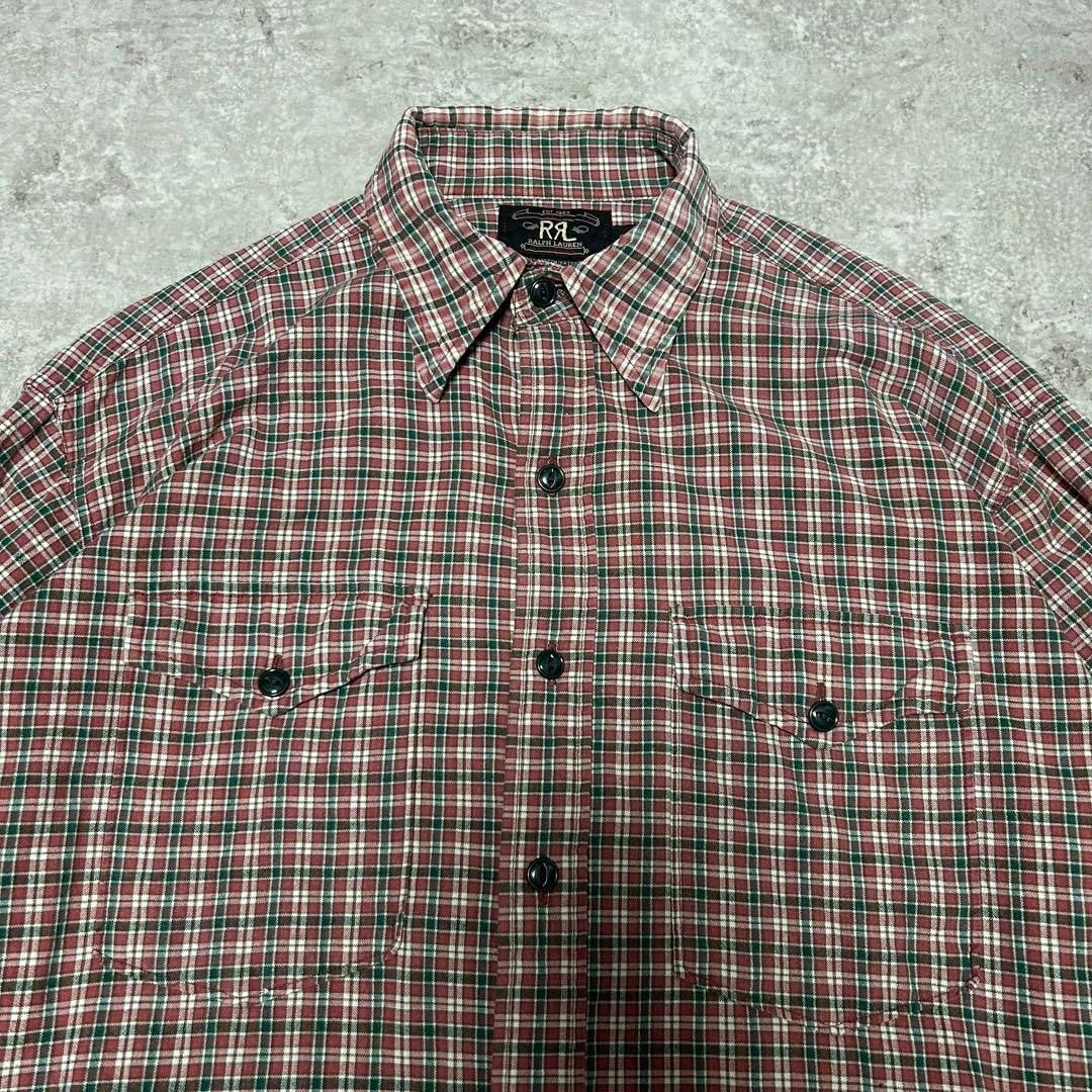 RRL - 初期 90'S RRL 三ツ星タグ チェックシャツの通販 by THREEE