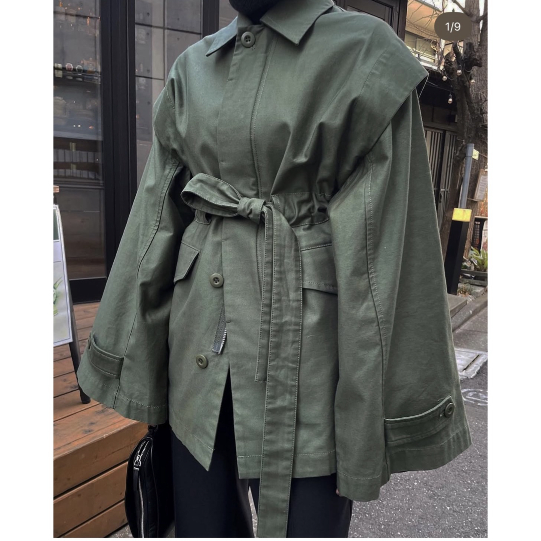 CLANE - clane 2WAY MILITARY JACKETサイズ1 カーキの通販 by にっ