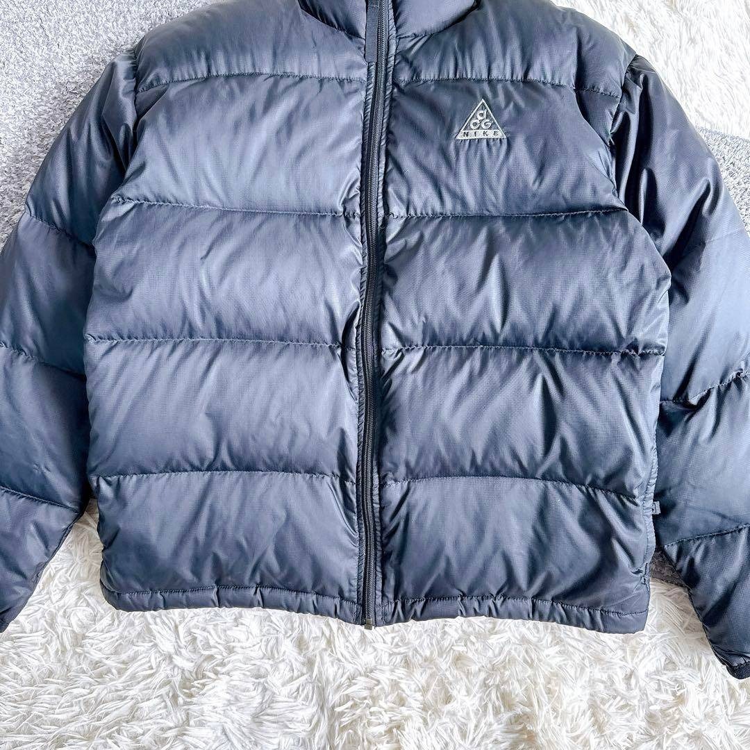 NIKE - 入手困難 旧ロゴ NIKE ACG ダウンジャケット 刺繍ロゴ 黒 M y2k