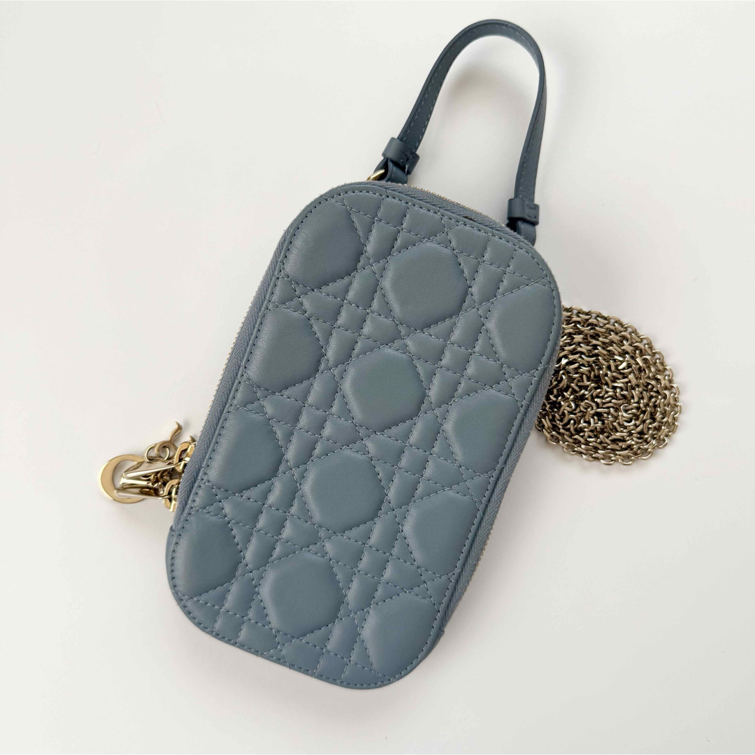 Christian Dior / Lady Dior フォンホルダー ブルー