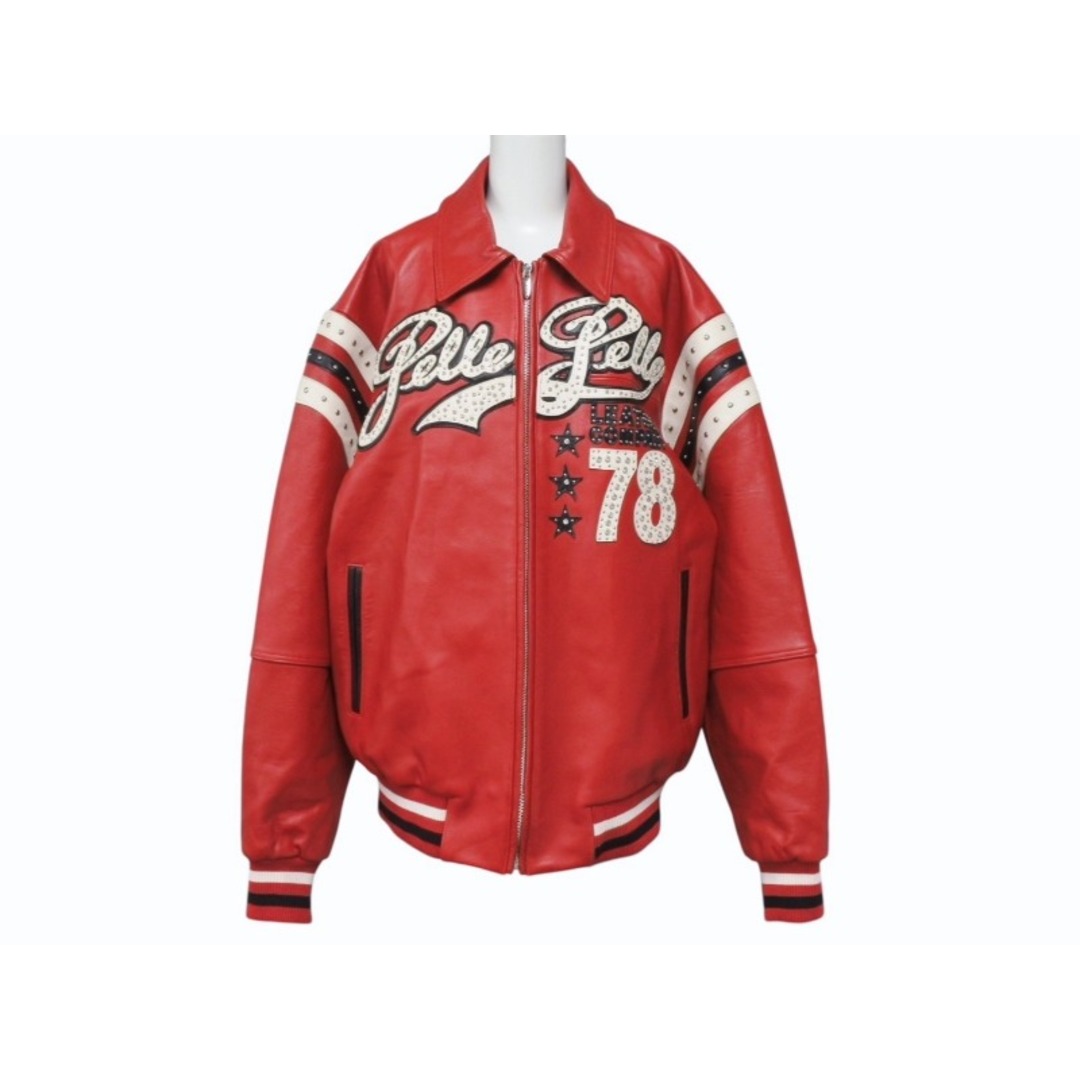 PELLE PELLE - 極美品 pellepelle ペレペレ ENCRUSTED VARSITY PLUSH