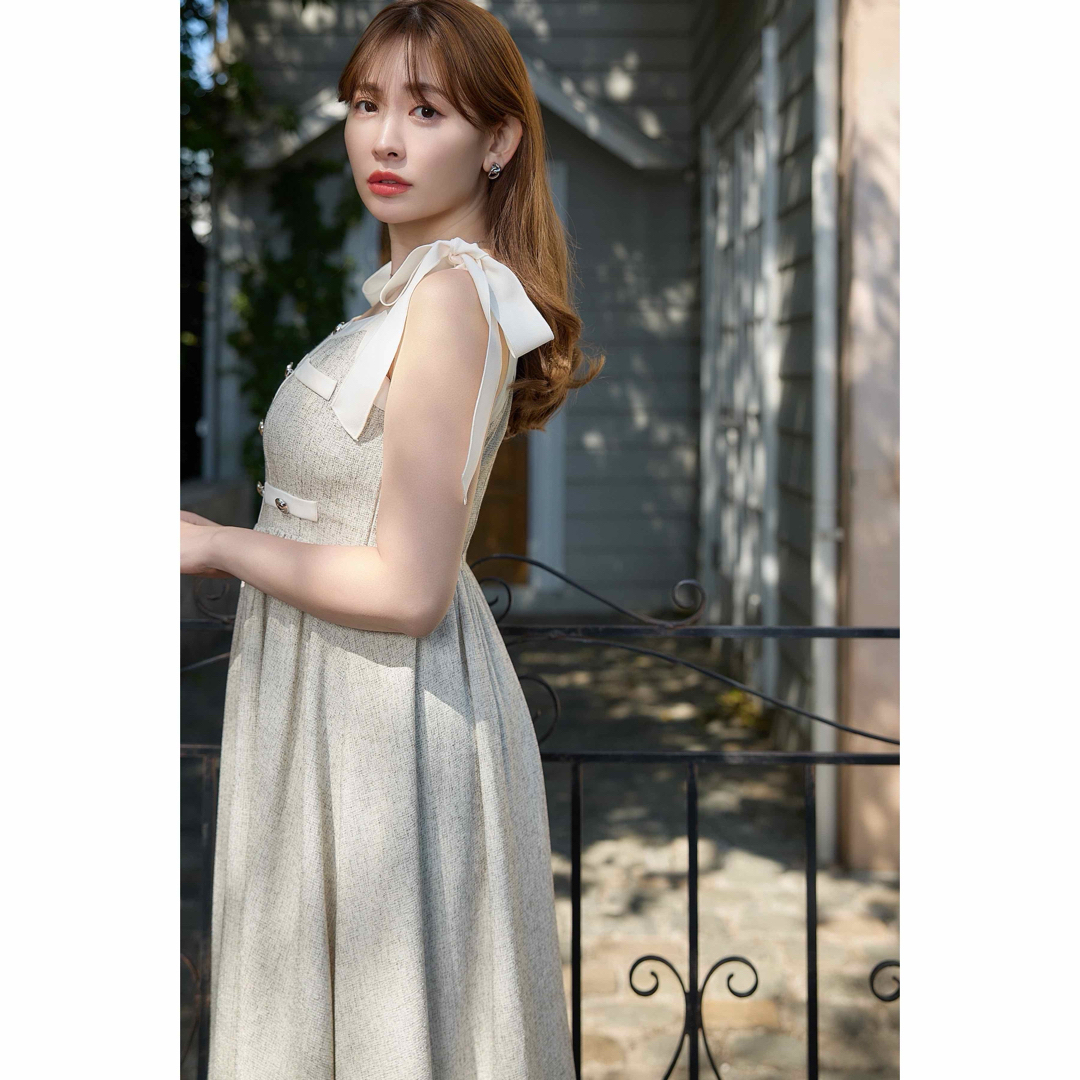 Herlipto Herlipto Verona Tweed Long Dress Verona Tweed Long Dress