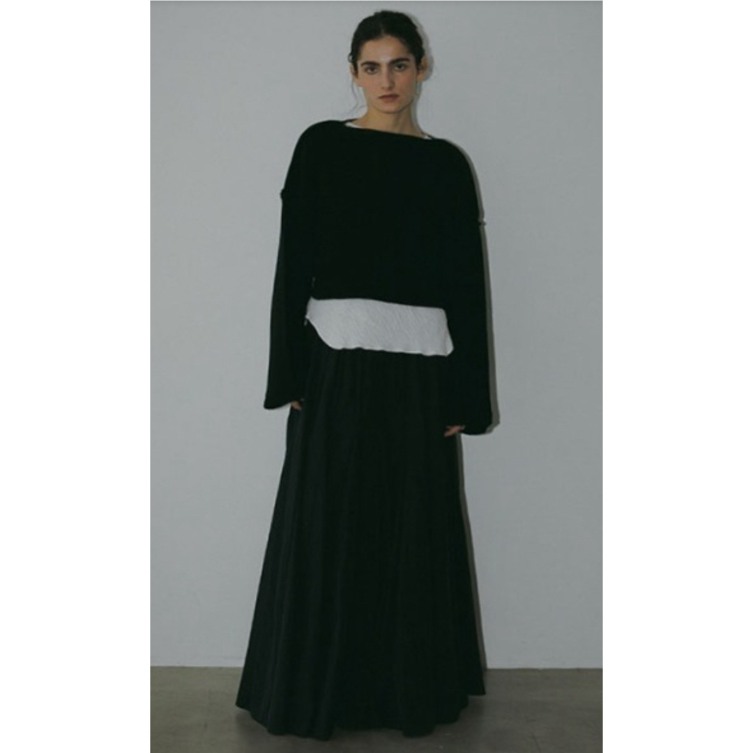 タックギャザーボリュームスカート