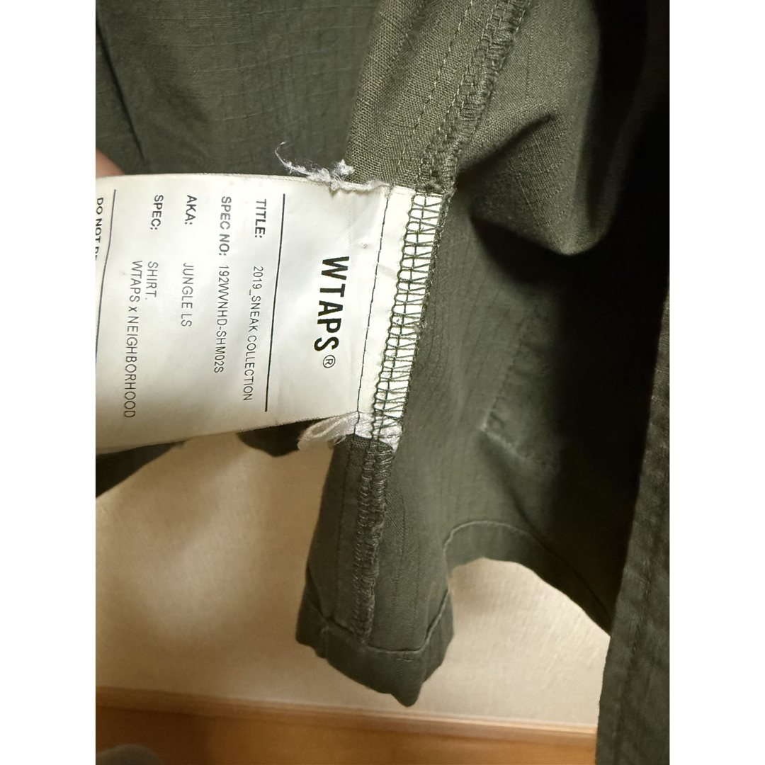 W)taps - 【美品】WTAPS × NEIGHBORHOOD JUNGLE LS SHIRTの通販 by