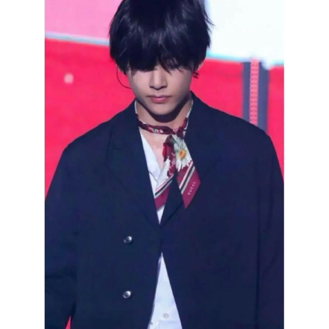 GUCCI - グッチ ネックボウ 花柄 スカーフ BTS テテの通販 by マハロ