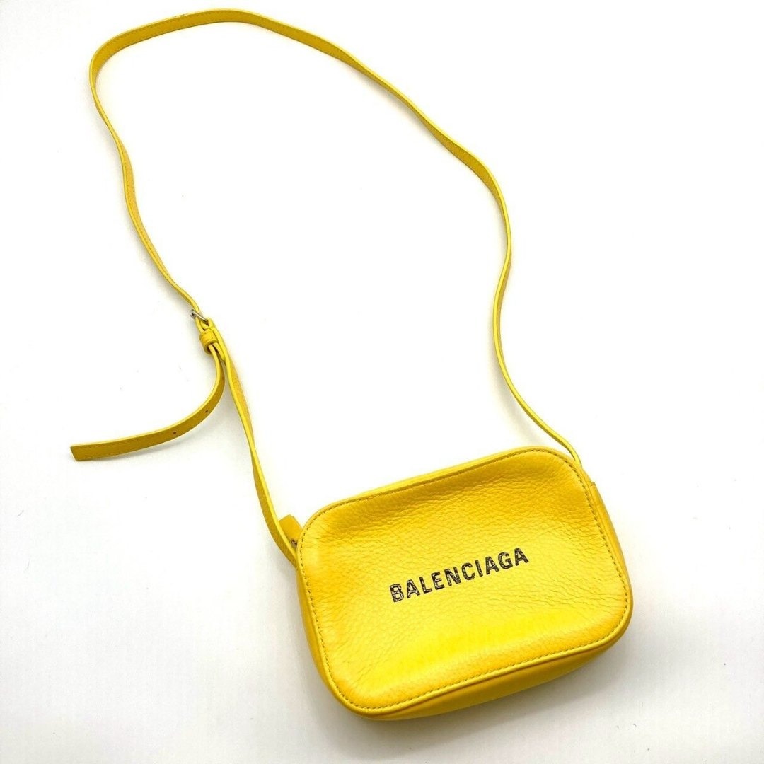 バレンシアガ エブリデイ イエロー カメラバッグ カメラポーチ 71101