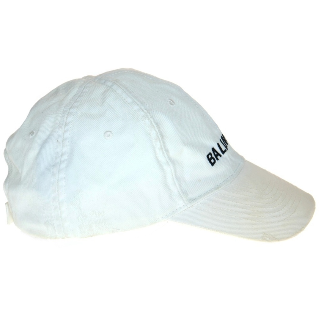 BALENCIAGA バレンシアガ ロゴ刺繍 キャンバス ベースボールキャップ
