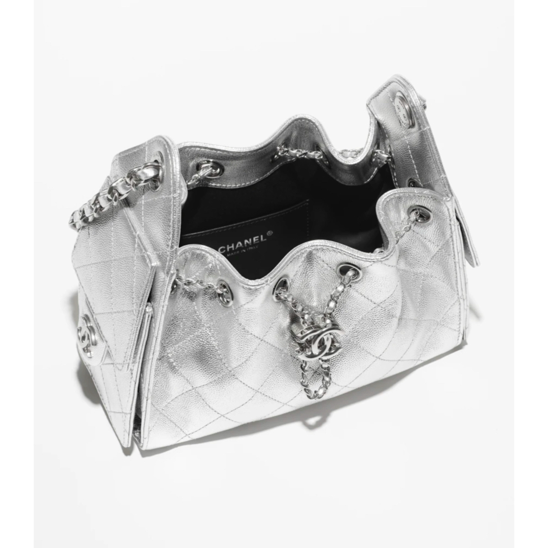 CHANEL - 値下げ！新品 CHANEL 25 ハンドバッグ ミニ シルバー