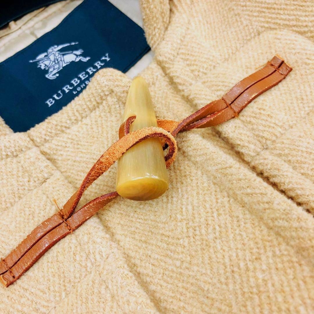BURBERRY - 1370 バーバリーダッフルコート ヘリンボーン ノバチェク