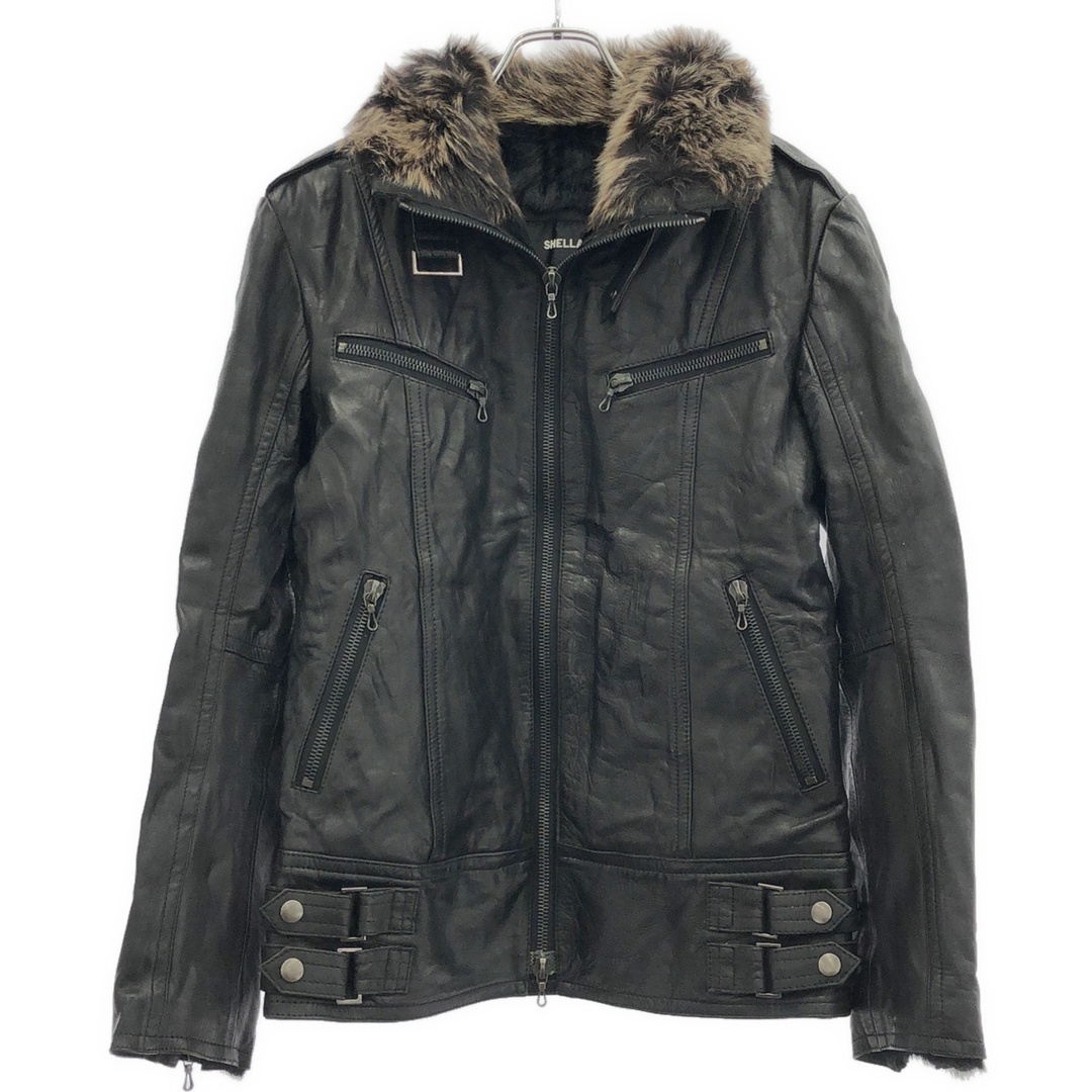 SHELLAC - SHELLAC シェラック 裏地ラビットファーホースレザー