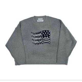 TTT_MSW - TTT_MSW Diamond Knit Polo ブルー 新品 タグ付き XLの通販