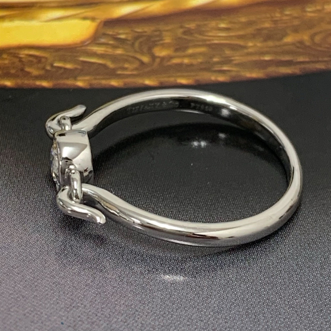 Tiffany & Co. - ティファニー Pt950 スワン リング ダイヤモンド 指輪