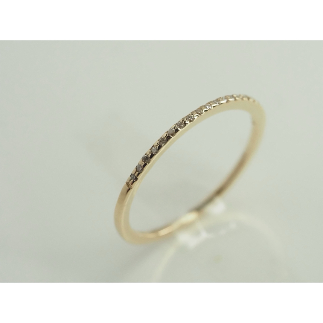 agete - agete☆アガット 可愛い♡K10YG 天然ダイヤモンドハーフ