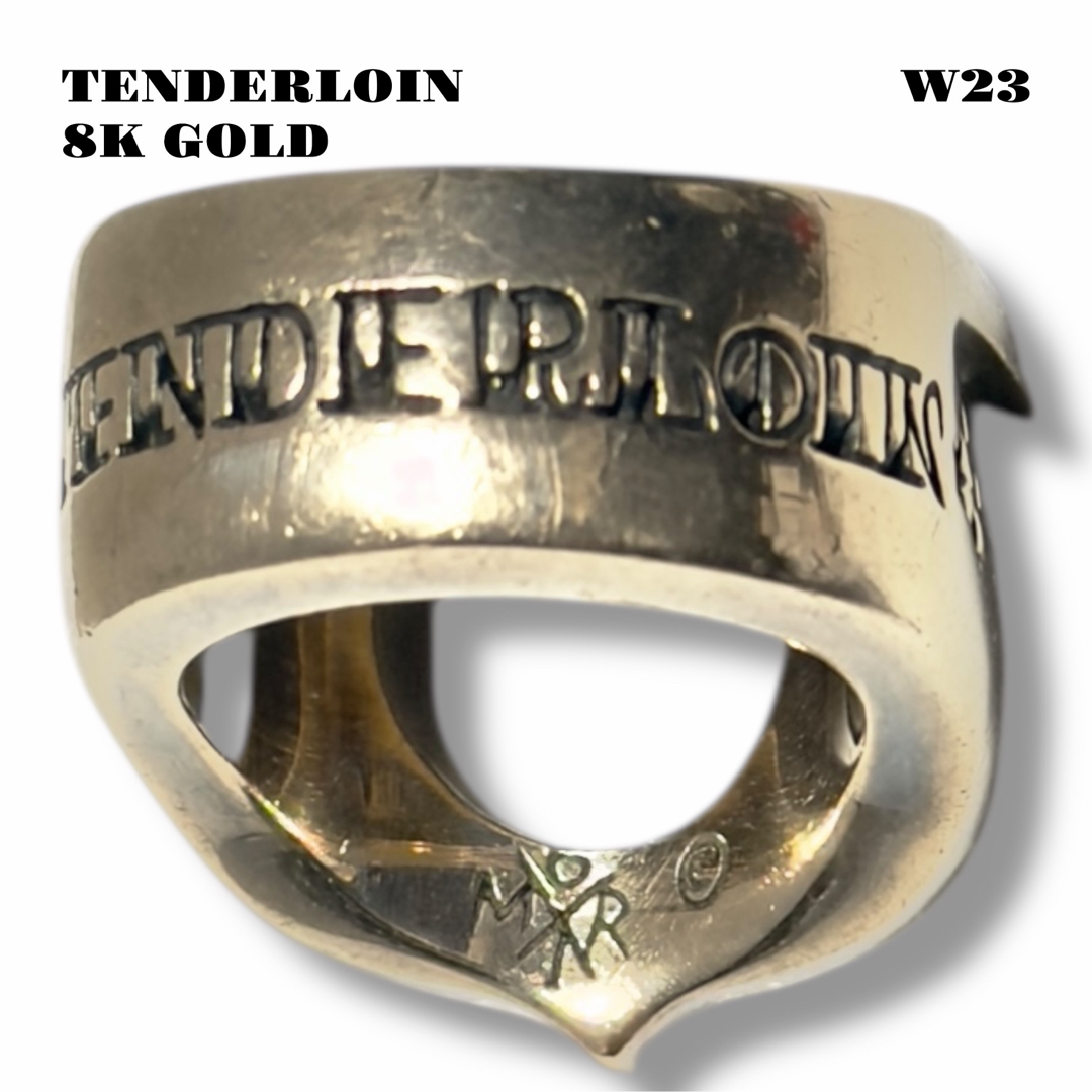 TENDERLOIN - 高級品！ TENDERLOIN ホースシュー リング 8K ゴールド