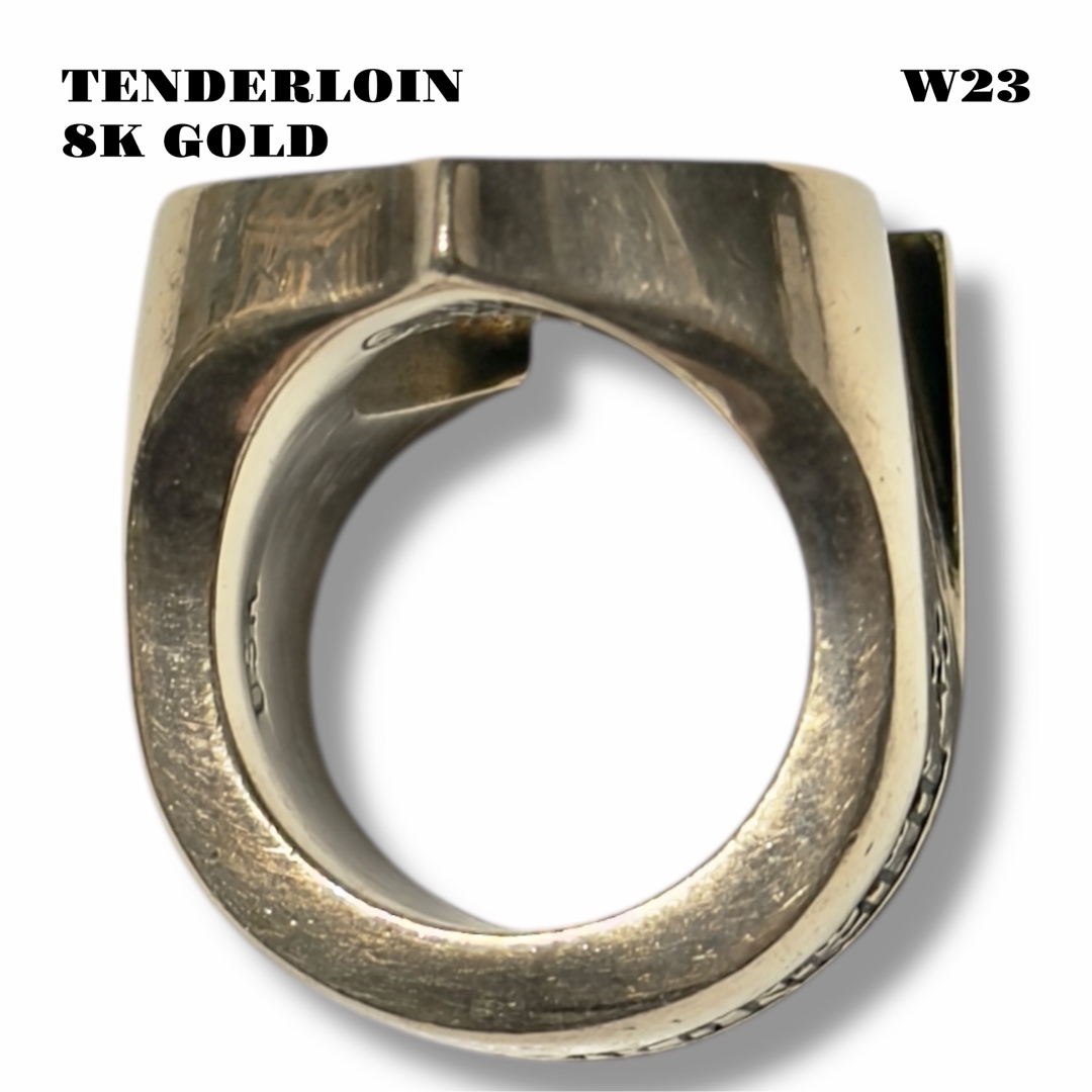 TENDERLOIN - 高級品！ TENDERLOIN ホースシュー リング 8K ゴールド