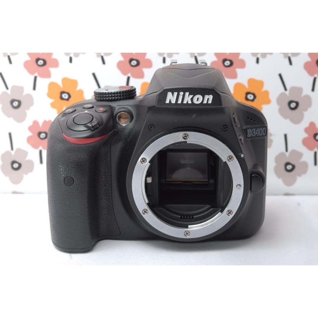 ❤Nikon D3400❤撮影ガイド本付き❤Bluetoothでシェア！❤美品❤