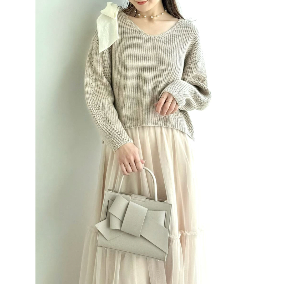 FRAY I.D - FRAYI.D フレイアイディー リボンニットプル＆チュール