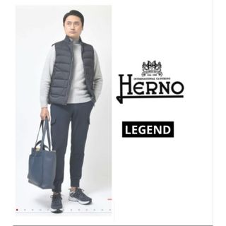 HERNO - HERNO(ヘルノ) ダウンベスト サイズ46 S メンズ - 黒