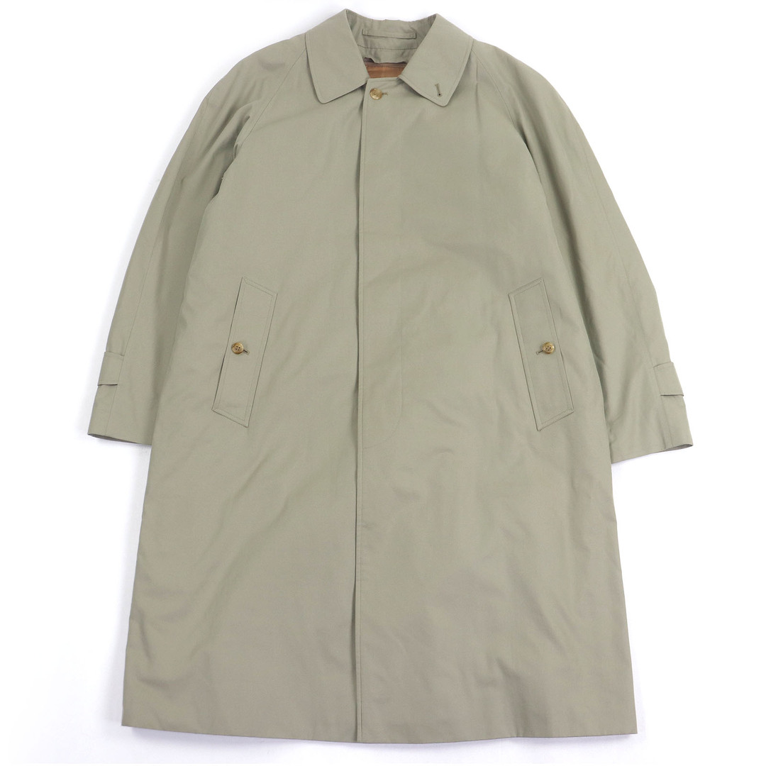 バーバリー ステンカラーコート ライナー付き ノバチェック カーキ