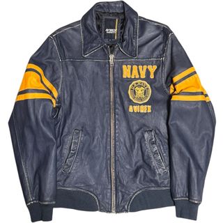 AVIREX - VALLAD STUDIO × AVIREX LEATHER JACKETの通販 by KASYLAR's