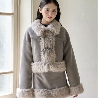 one after another NICE CLAUP - NICE CLAUP ムートンコートの通販 by