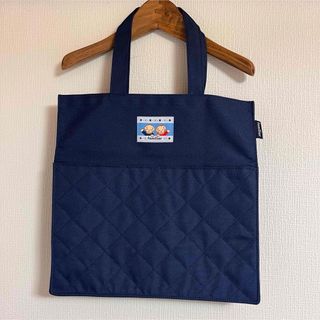 familiar - 【タグなし・未使用】 ファミリア 青チェックトートバッグ