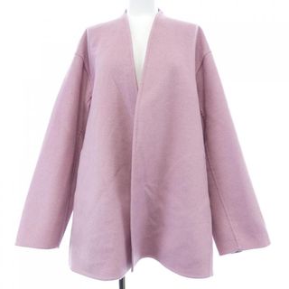 PLST - プラステ PLST ノーカラージャケット 薄手 S ベージュ /CM □OS