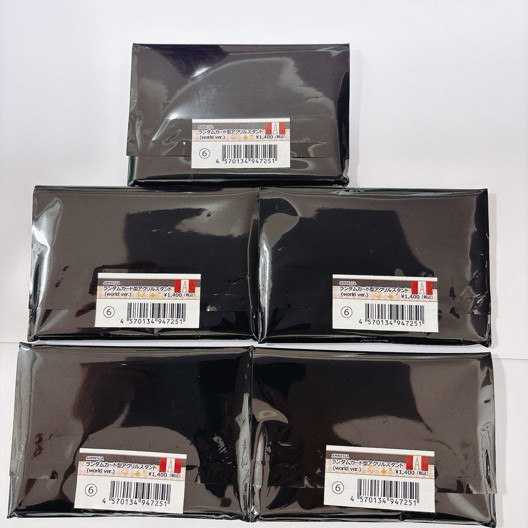 アムネシア バレンタイン アクスタ ワールド 未開封 オトストの通販 by