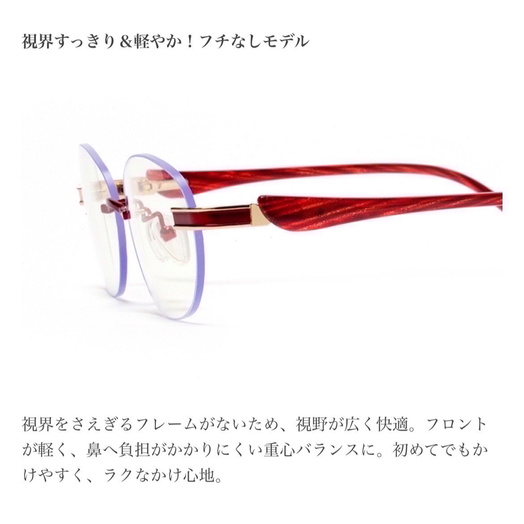 アイブレラクリアピュア 眼鏡感覚サングラス スマートネイビー