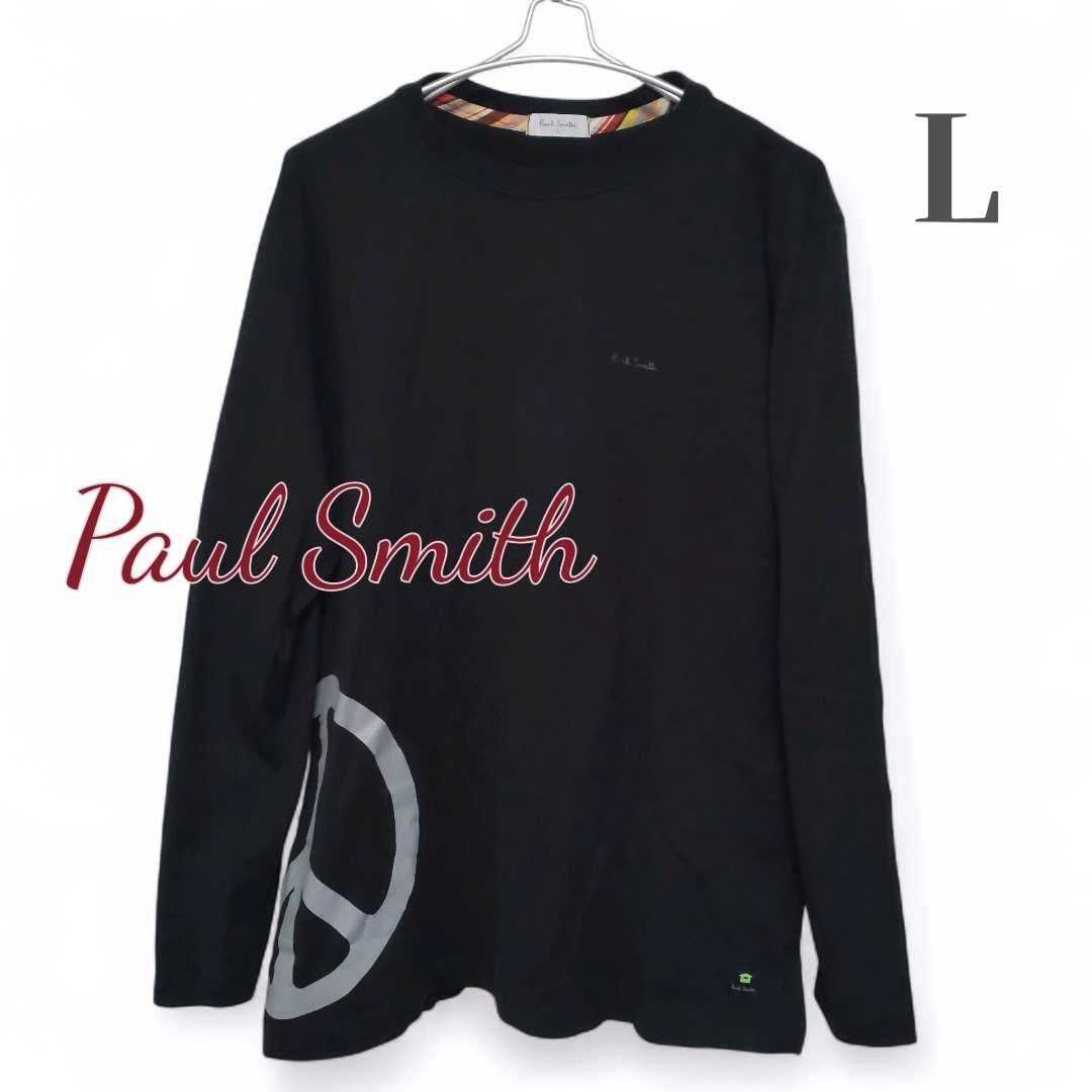 Paul Smith - 美品 ポールスミス 長袖Tシャツ Lサイズ ピースマーク
