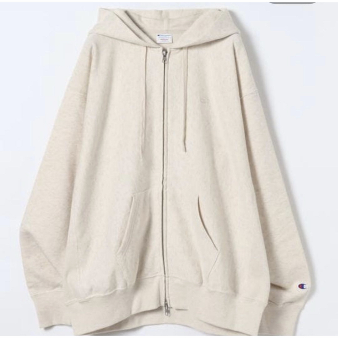 JEANASIS - 【Champion別注】 リバースウィーブZIPパーカー ジーナシス