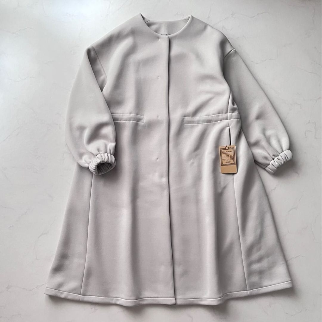 BEARDSLEY - タグ付未使用 ビアズリー ダンボールギャザーコート