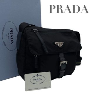 PRADA - 【極美品】プラダ 三角ロゴ フラップ ナイロン ショルダー