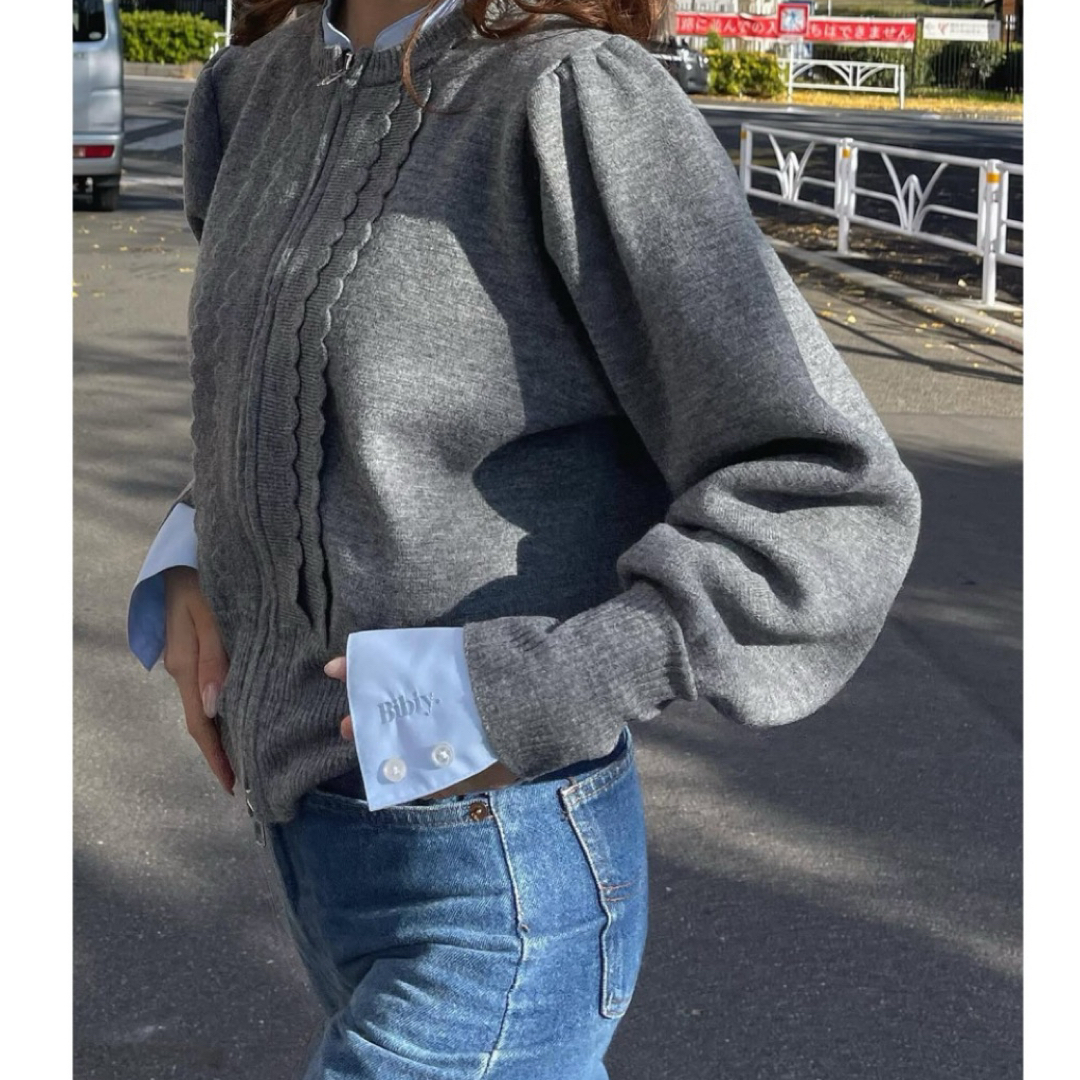 bibiy カーディガンの通販 by o__o｜ラクマ