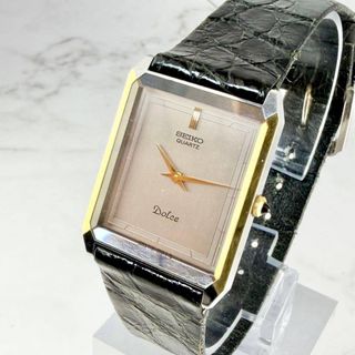 SEIKO - 【新品電池 希少】 セイコー ドルチェ スクエア コンビ