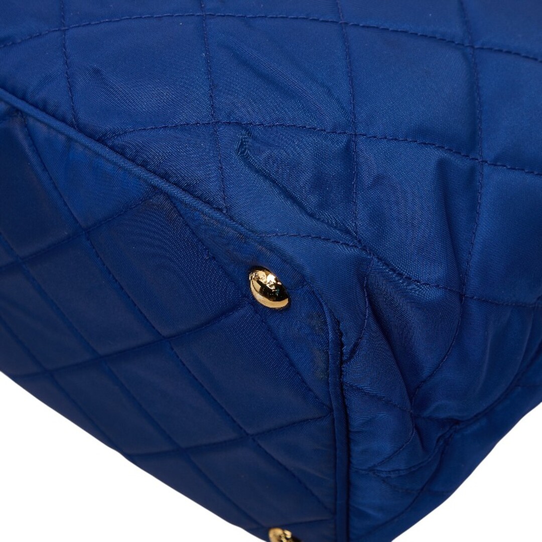 PRADA - プラダ 三角ロゴプレート キルティング チェーン ショルダー