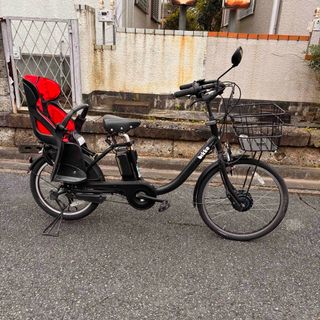 ふたごじてんしゃ 双子自転車 もみのきいろ 中古 子供乗せ 黒の通販 by