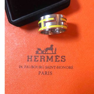 HERMES - HERMES OSMOSE GM シルバー リング 61 新品エルメス オスモズ