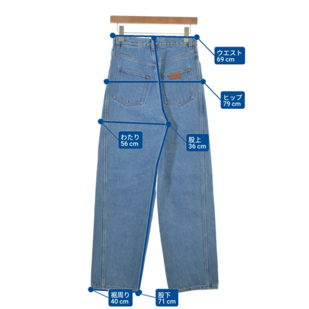 CristaSeya クリスタセヤ デニムパンツ XS 青 【古着】【中古】【送料