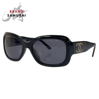 CHANEL - シャネル サングラス ビックフレーム ツイード柄 テンプルの