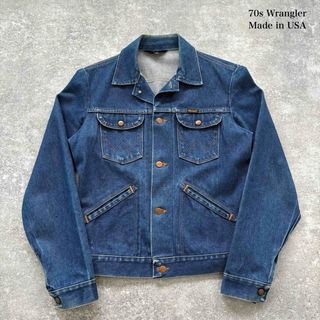 Wrangler - 70s Wrangler ランチコート ボアジャケット L ネイビー USA