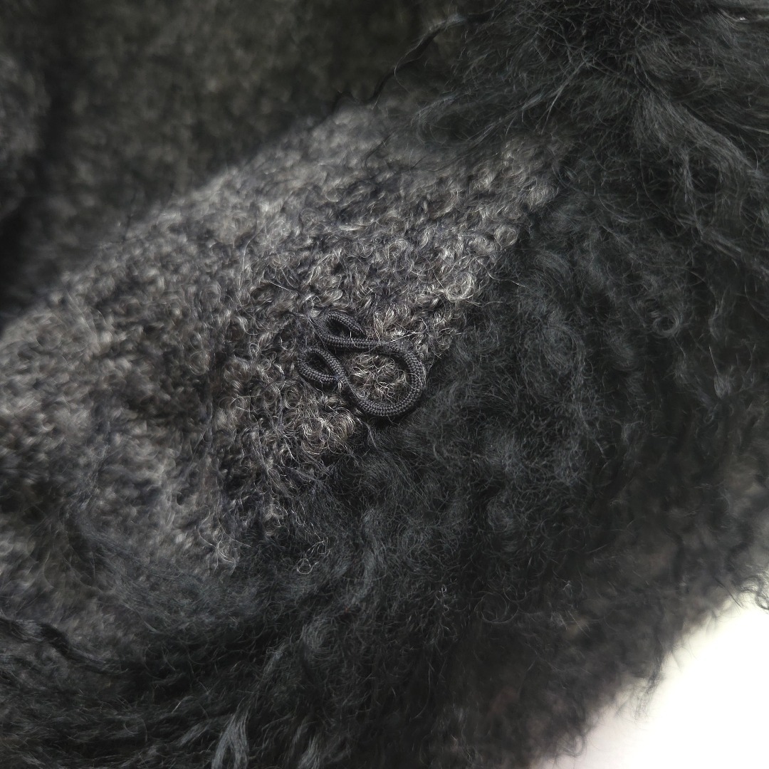 インゲボルグ ラムファー ロングベスト ジレ 羽織 カーディガン グレー 3 M