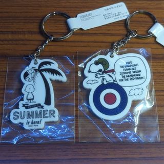 SNOOPY - ユニバ USJ スヌーピー 雪だるま マスコットボールチェーン