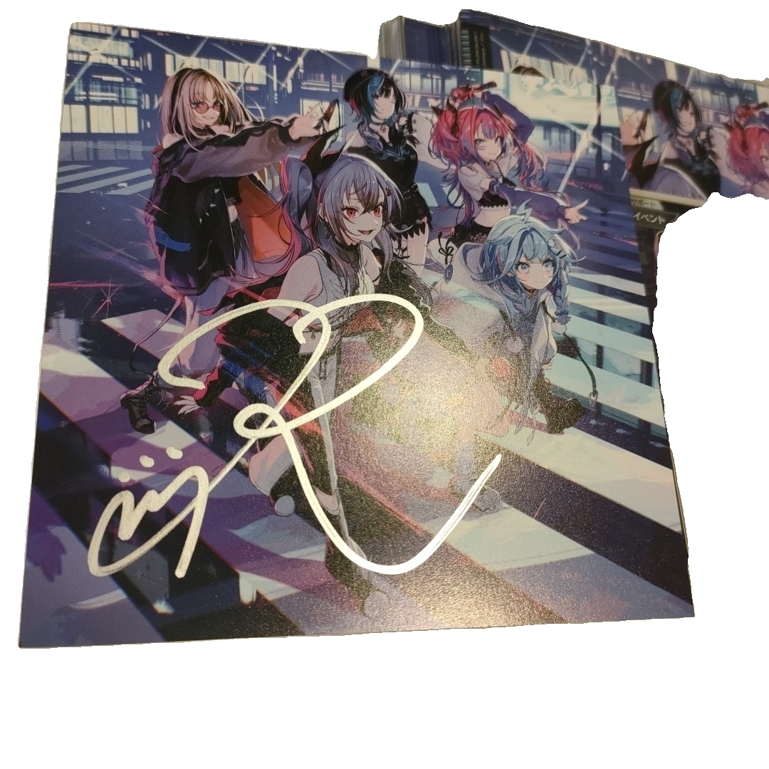 hololive - FLOW GLOW ホロライブ 響咲リオナ 直筆サイン 1stアルバム